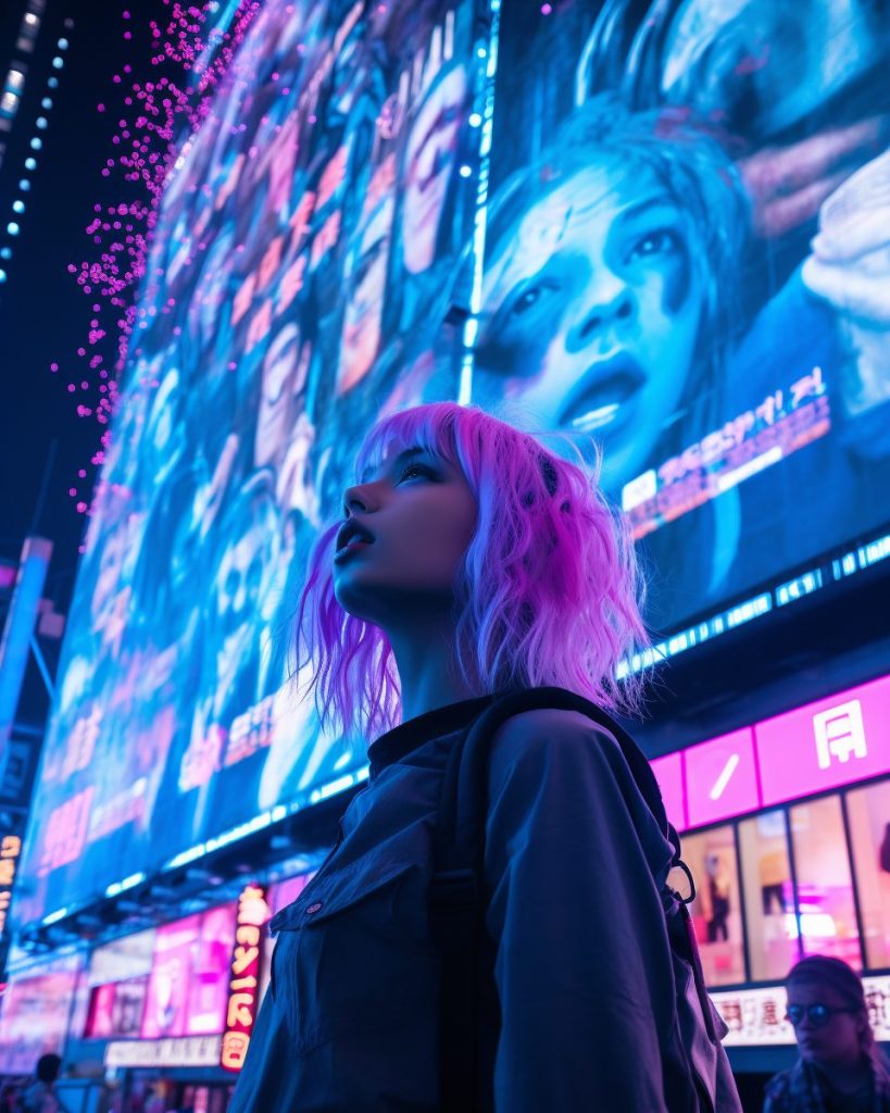 Welcome To Cyberpunk City AI Artwork 17