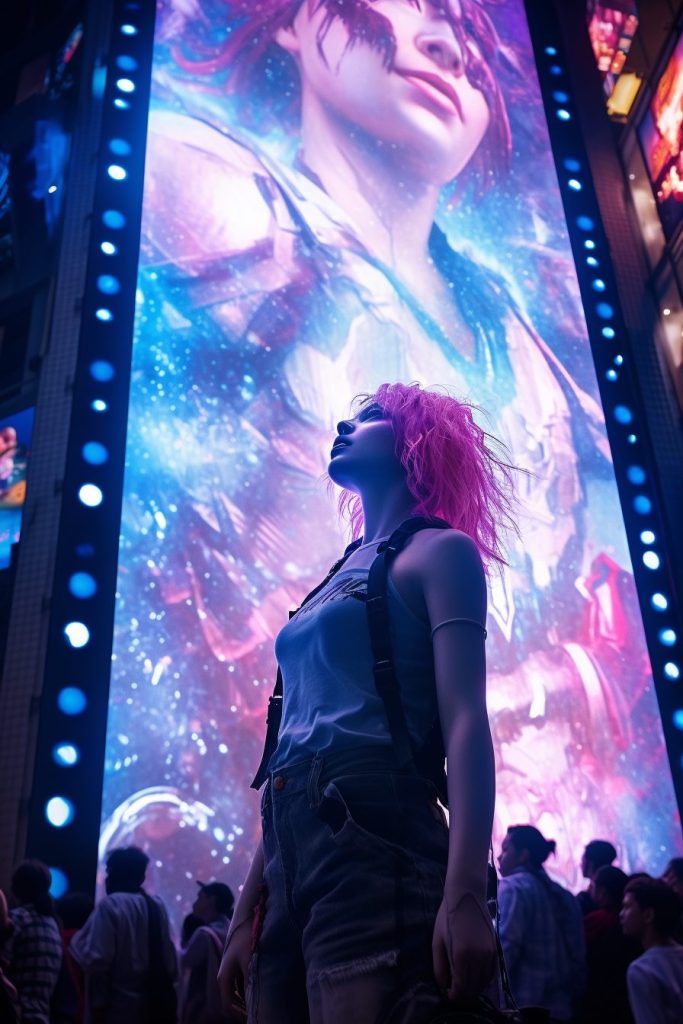 Welcome To Cyberpunk City AI Artwork 18