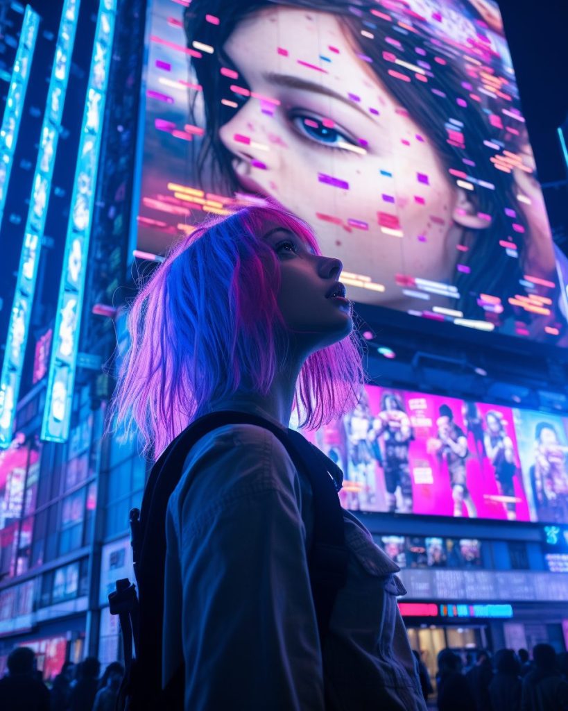 Welcome To Cyberpunk City AI Artwork 2