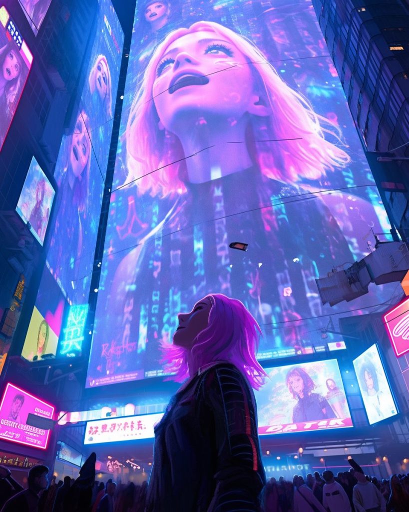 Welcome To Cyberpunk City AI Artwork 20