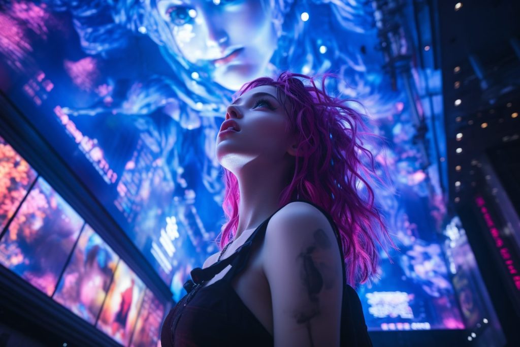 Welcome To Cyberpunk City AI Artwork 22