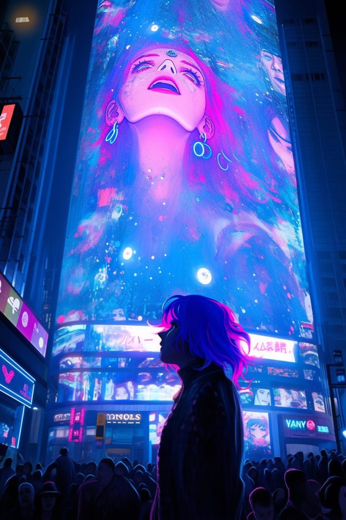 Welcome To Cyberpunk City AI Artwork 23