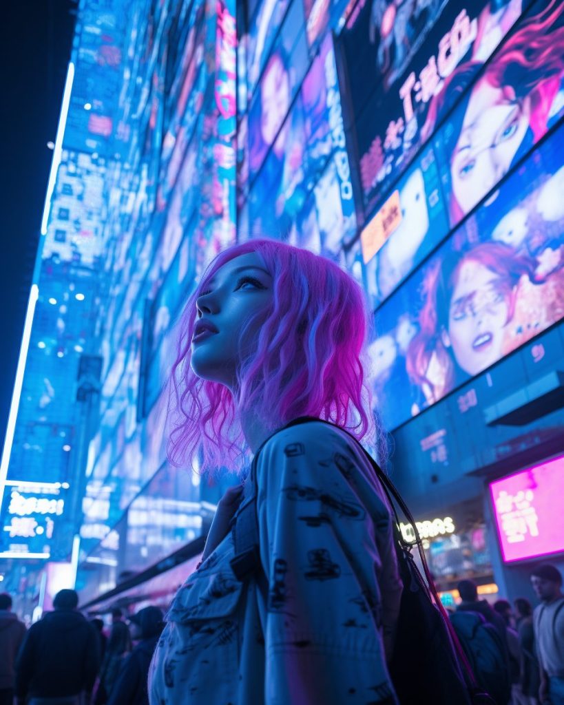 Welcome To Cyberpunk City AI Artwork 24