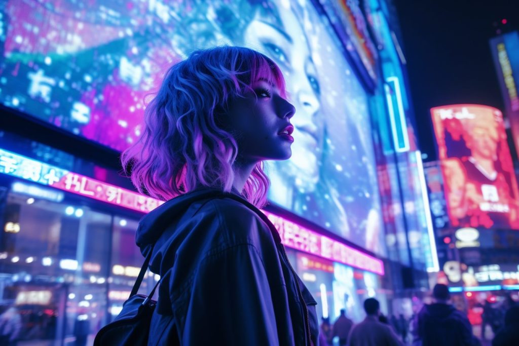 Welcome To Cyberpunk City AI Artwork 25