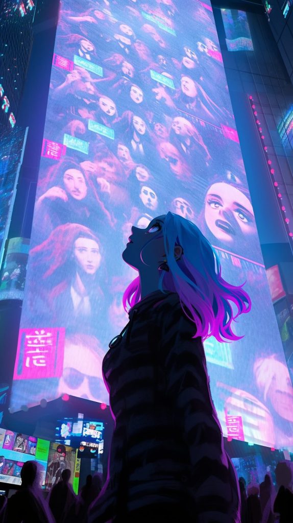 Welcome To Cyberpunk City AI Artwork 27