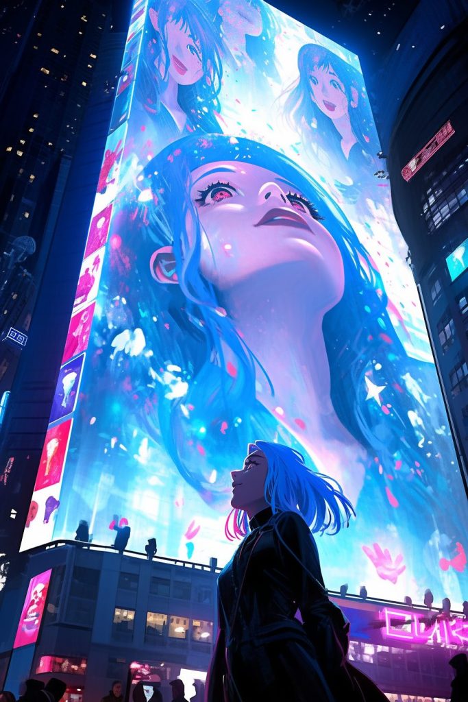 Welcome To Cyberpunk City AI Artwork 28