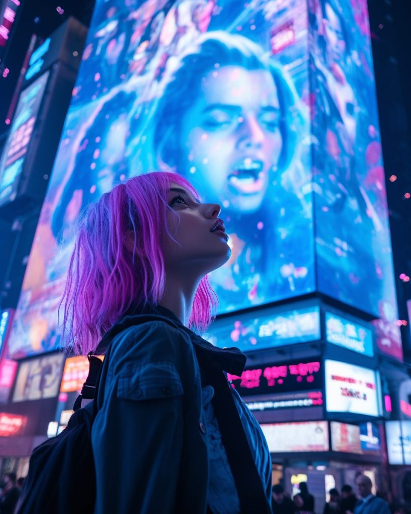 Welcome To Cyberpunk City AI Artwork 3