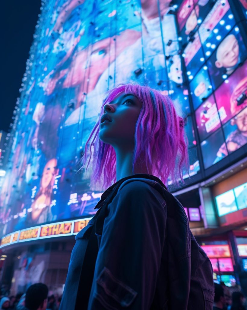 Welcome To Cyberpunk City AI Artwork 4