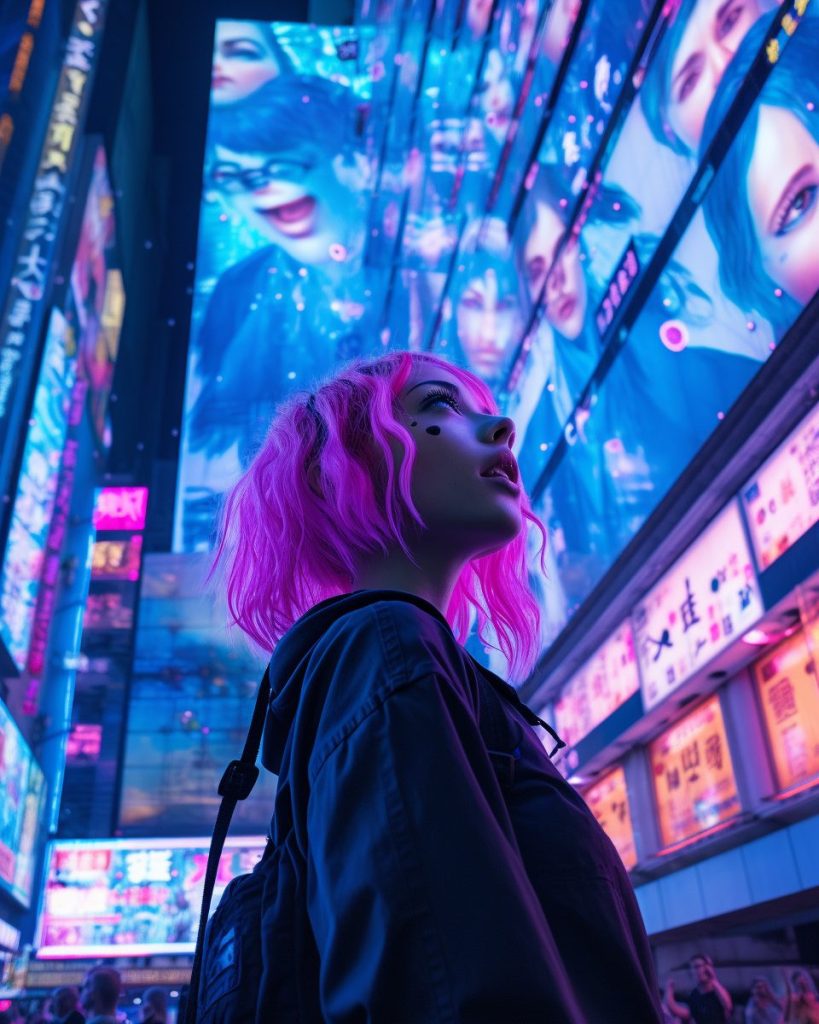 Welcome To Cyberpunk City AI Artwork 5