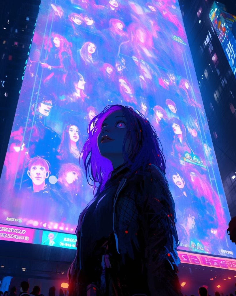 Welcome To Cyberpunk City AI Artwork 7