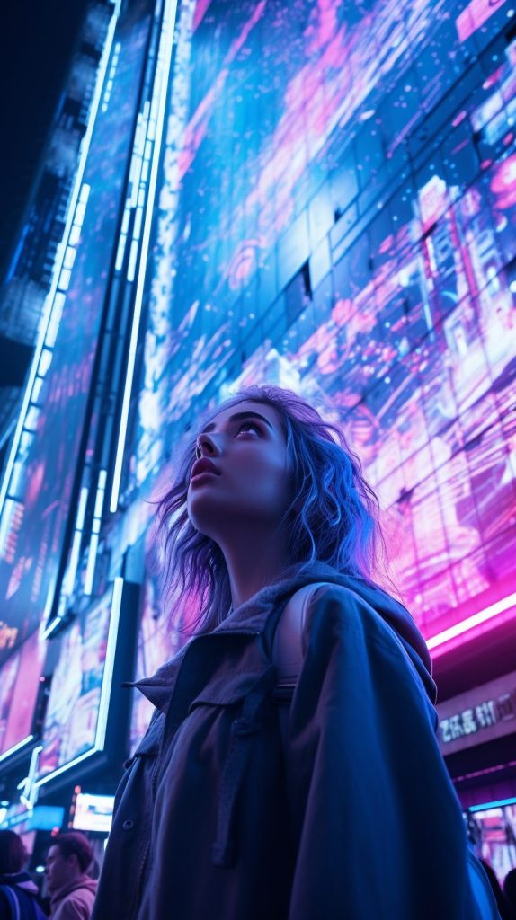 Welcome To Cyberpunk City AI Artwork 8