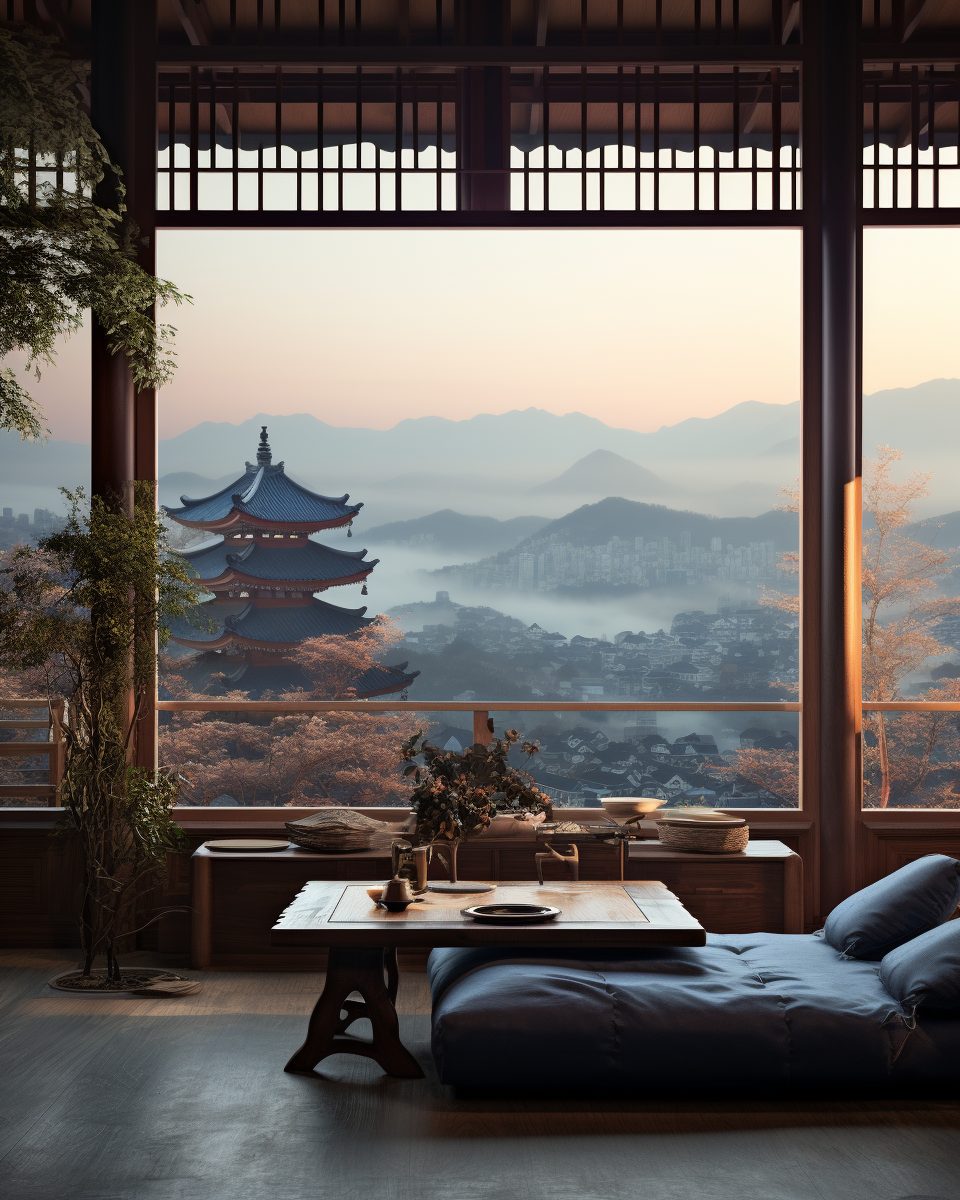 Picture of An Apartment With A Mountainscape View