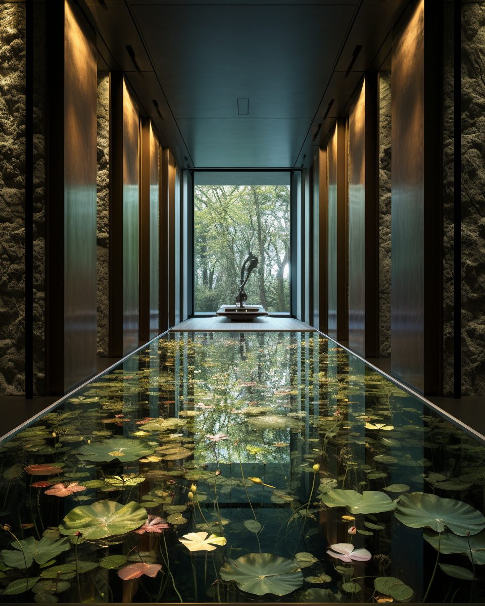 An Underwater Forest of Lily Pads Home Interior Theme