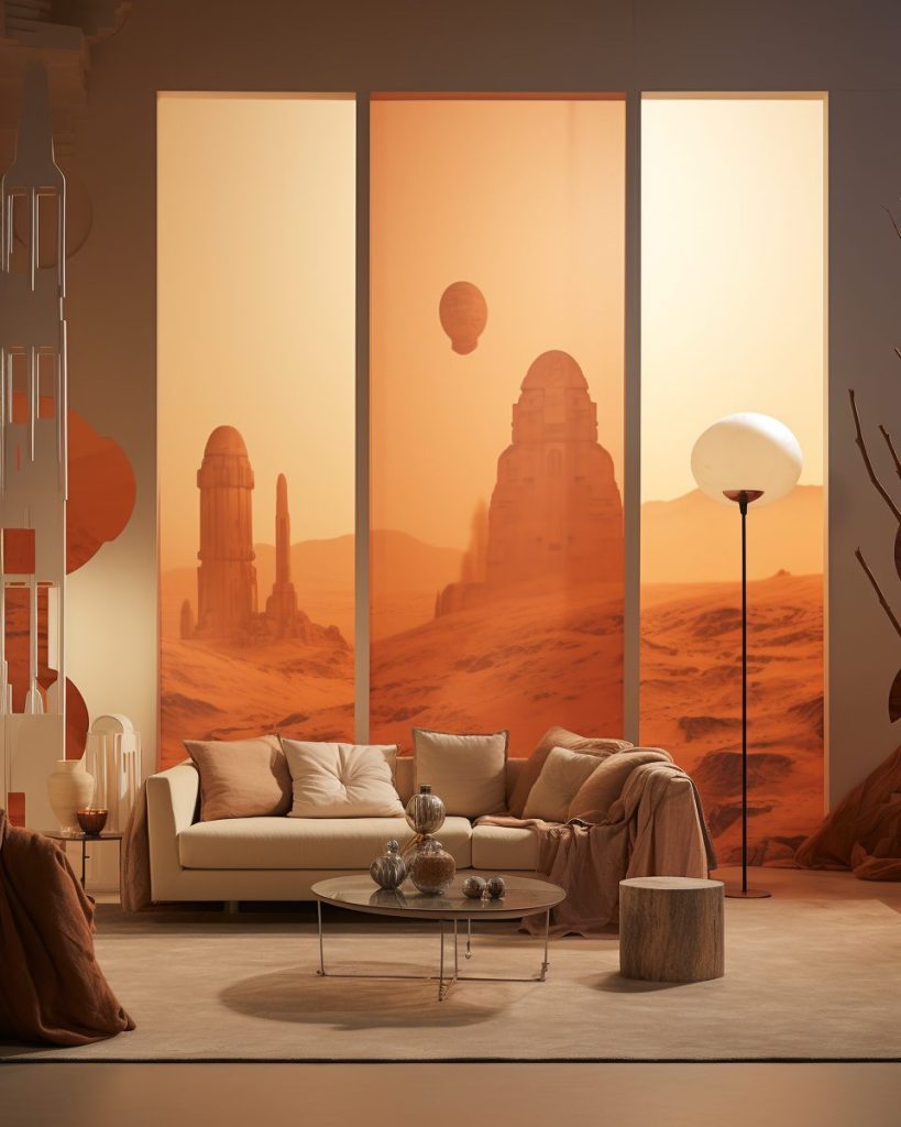 Modern Apartment with a Star Wars Theme AI Artwork 38