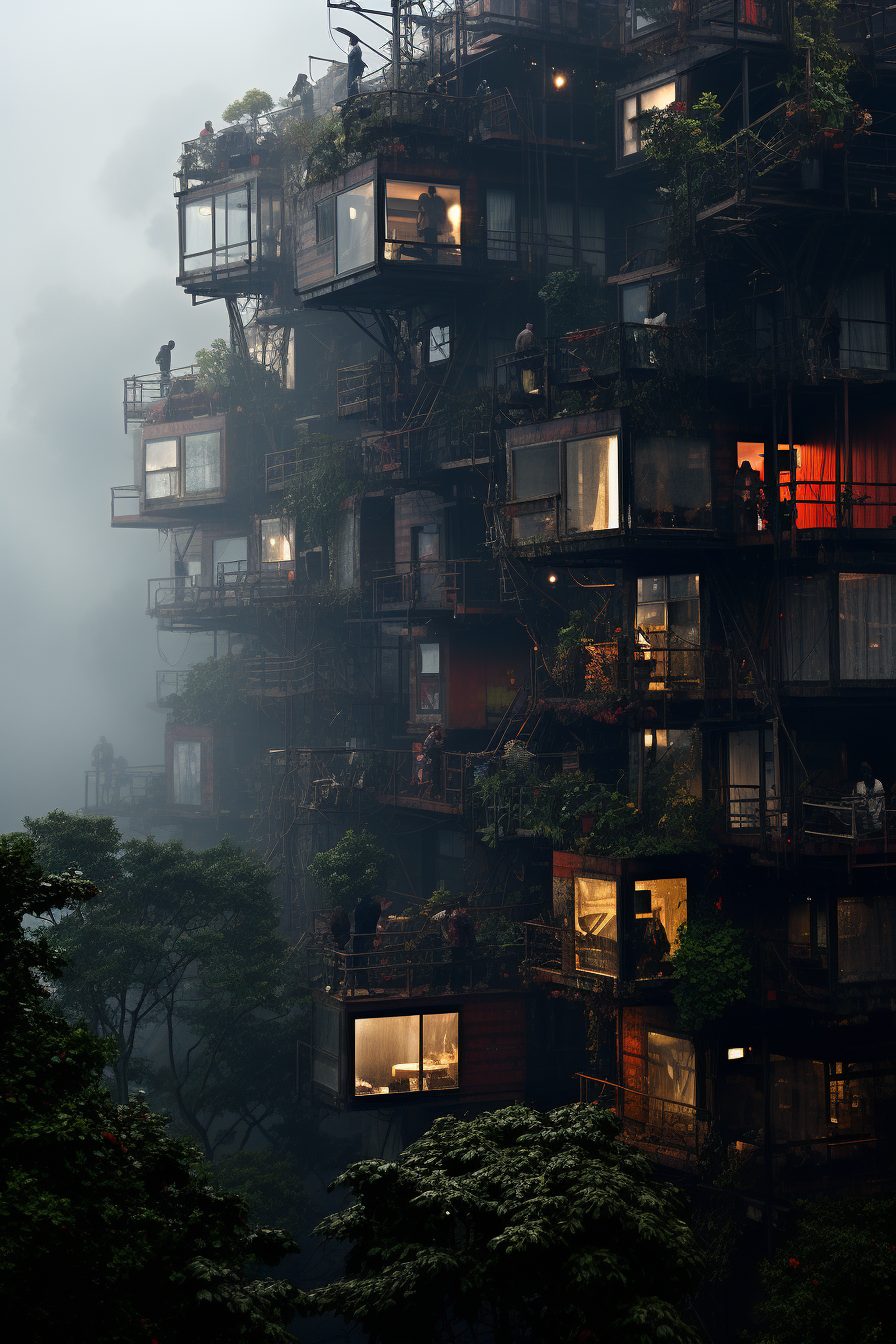 Stackable Container Homes Crumbling Stacked Container Homes Building Structure
