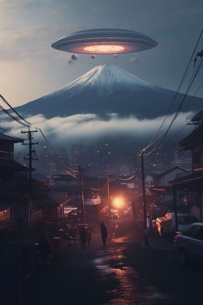 The City of Mount Fuji AI Artwork 33
