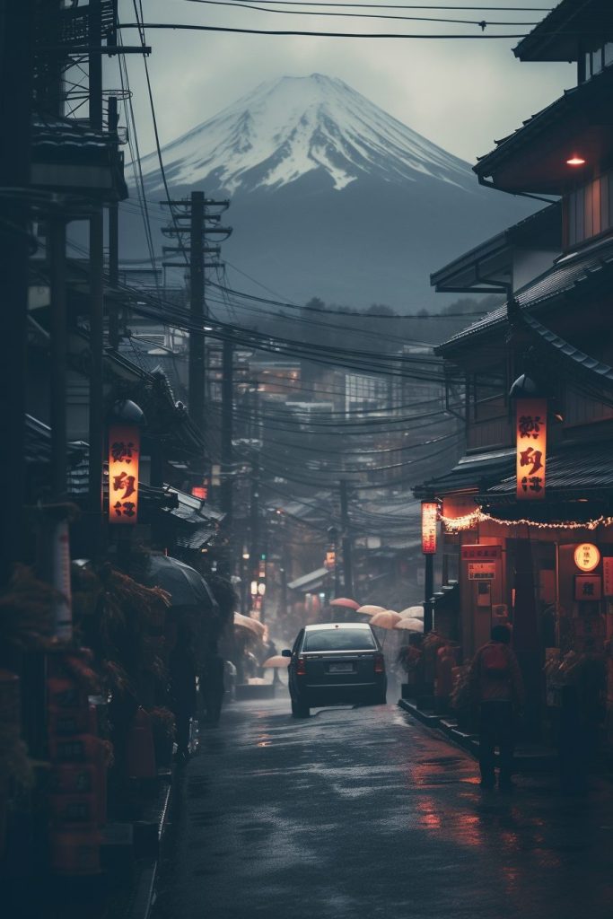 The City of Mount Fuji AI Artwork 39