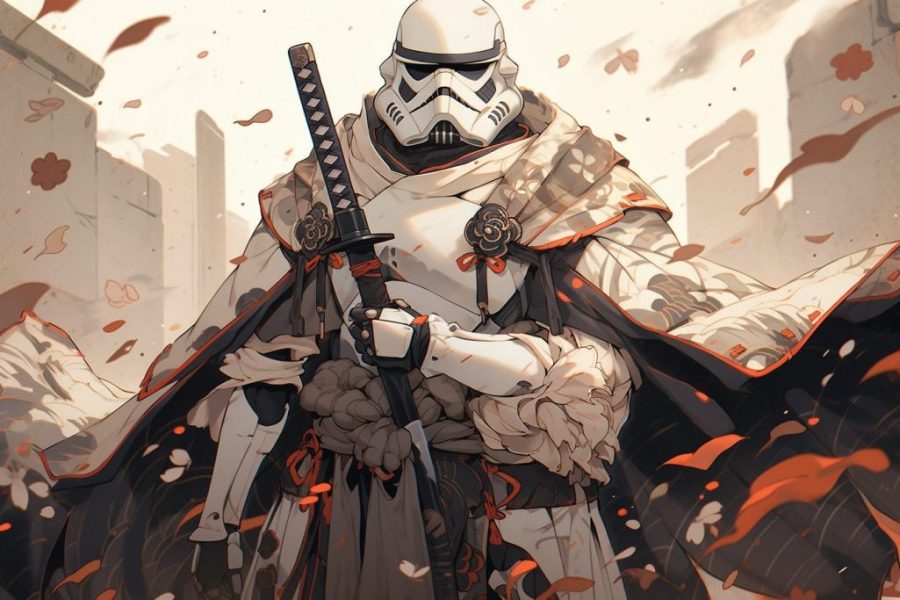 The Wandering Ronin Stormtroopers AI Artwork