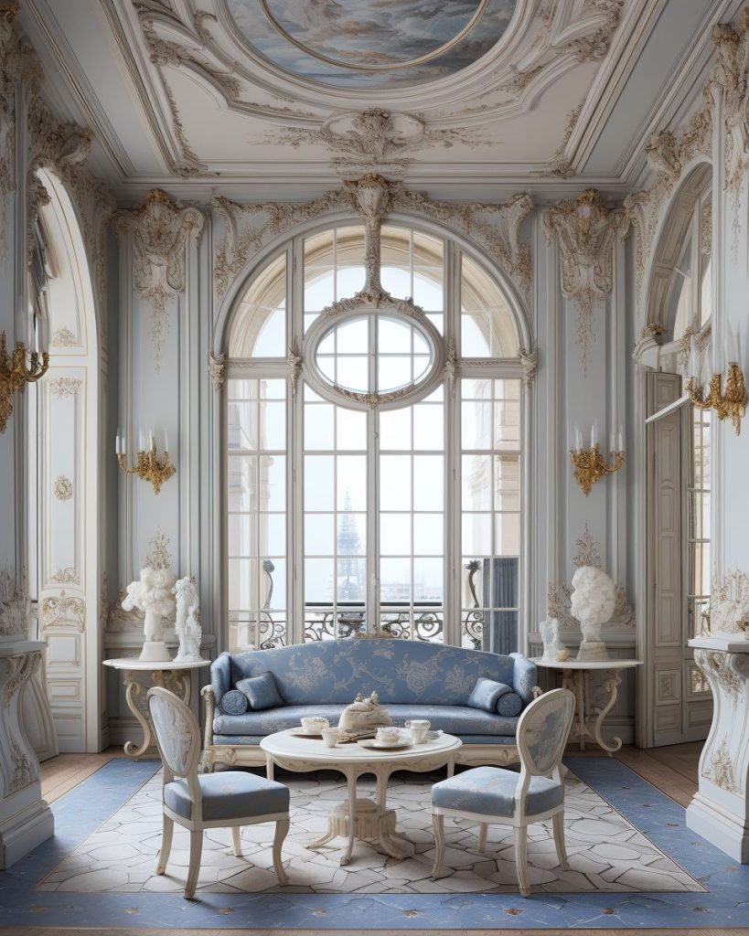 A Baroque-Style Apartment Home Interior Design AI Artwork 40