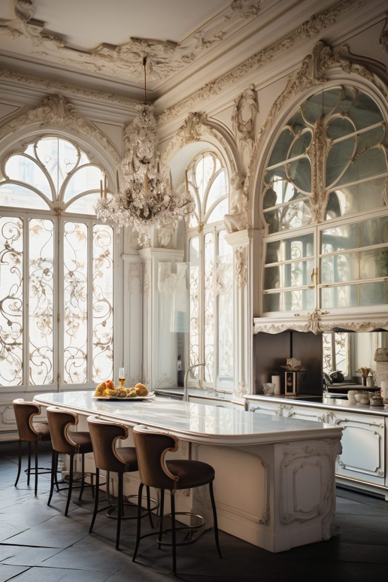 A Baroque-Style Apartment Home Interior Design