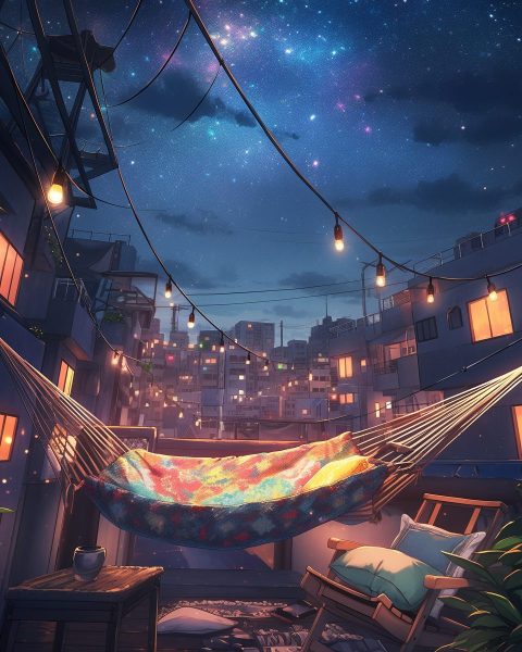 Cozy Roftp A View of the Stars from a Cozy Rooftop