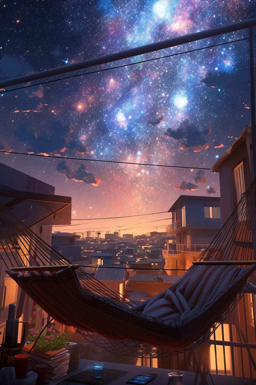 Cozy Roftp A View of the Stars from a Cozy Rooftop