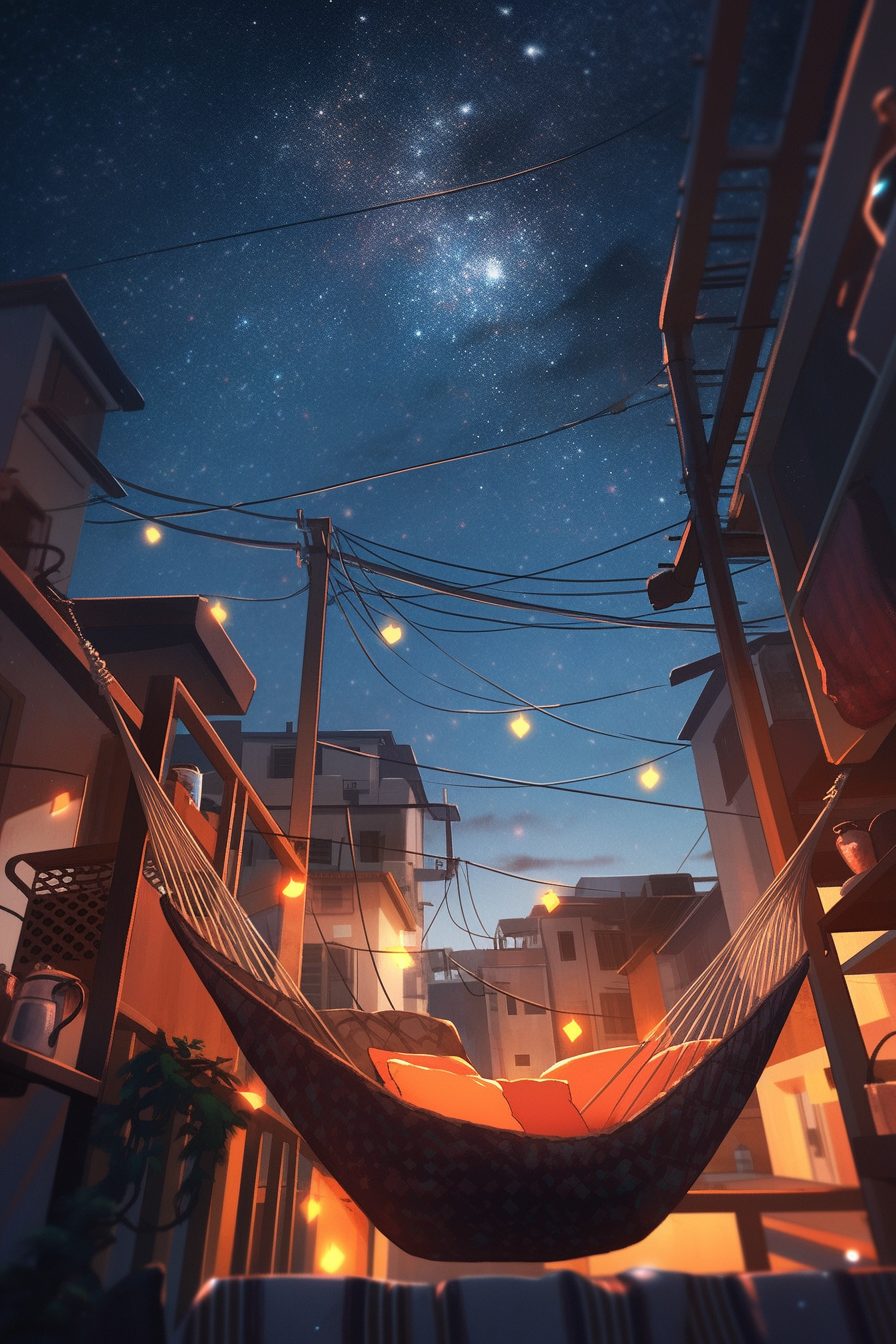 Cozy Roftp A View of the Stars from a Cozy Rooftop