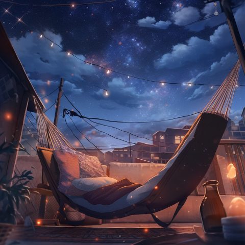 Cozy Roftp A View of the Stars from a Cozy Rooftop
