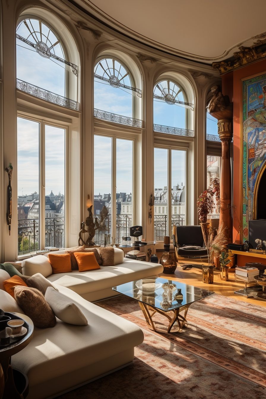 Picture of High-Ceiling Apartment with an Art Nouveau Interior Design Style