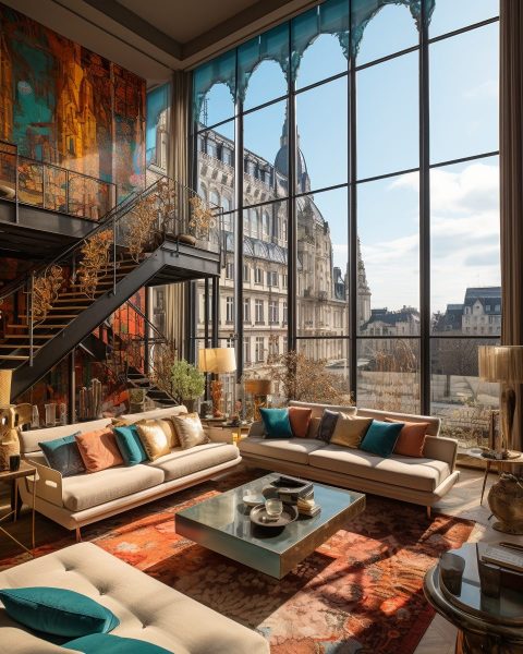 Beautiful view of Apartments With High Ceiling
