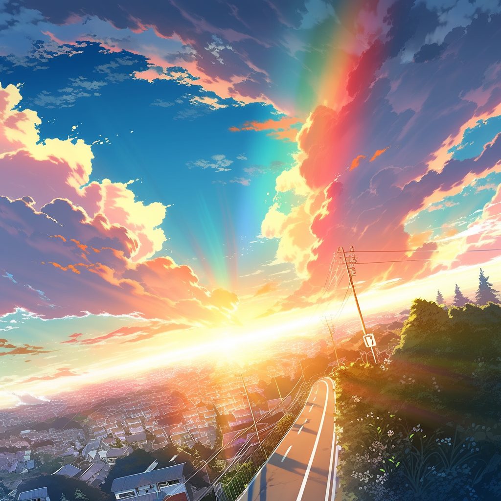 Cycling Through the Tokyo Suburbs AI Artwork 16