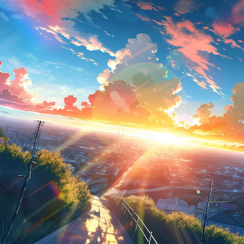 Cycling Through the Tokyo Suburbs AI Artwork 17