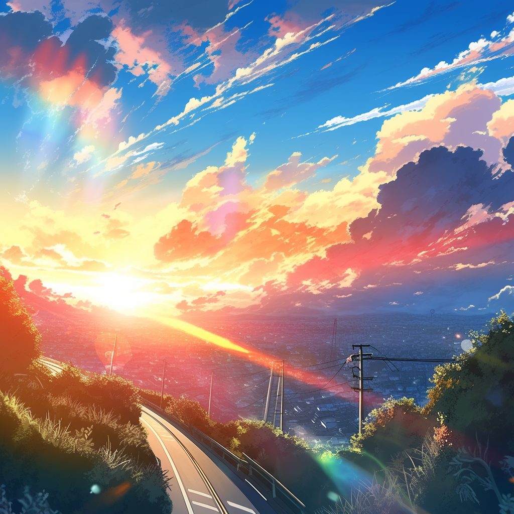 Cycling Through the Tokyo Suburbs AI Artwork 21