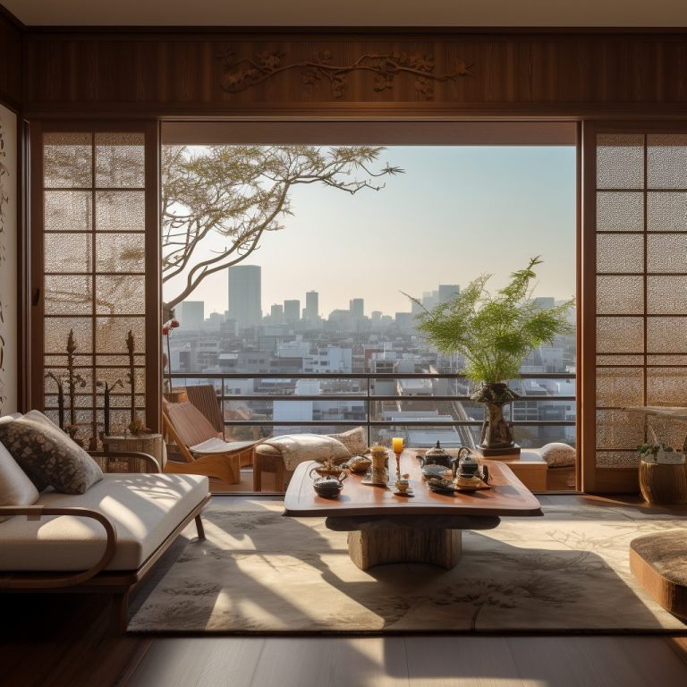 Photo inspiration: Visual Reference: Japanese Style Contemporary Apartments With Cityscape Views