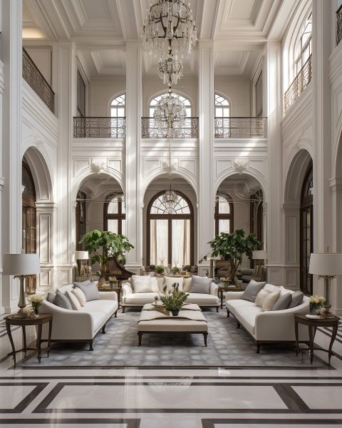 Modern Neoclassical Interior Design Style Villas