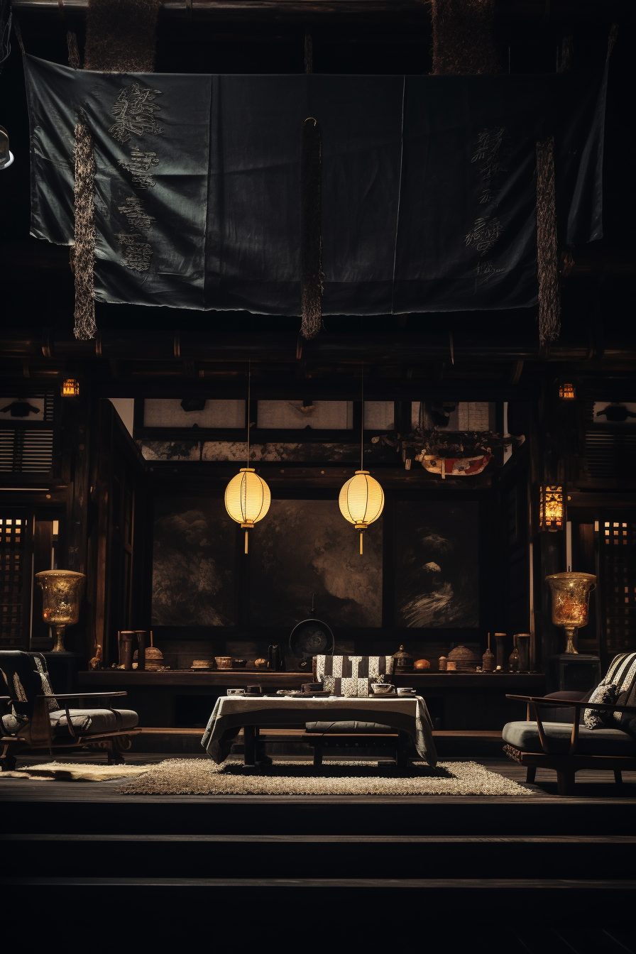 Traditional Japanese-Style Dark Wood Home Interior Designs
