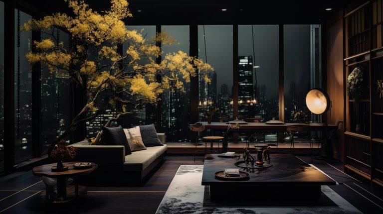 Traditional Japanese-Style Dark Wood Home Interior Designs