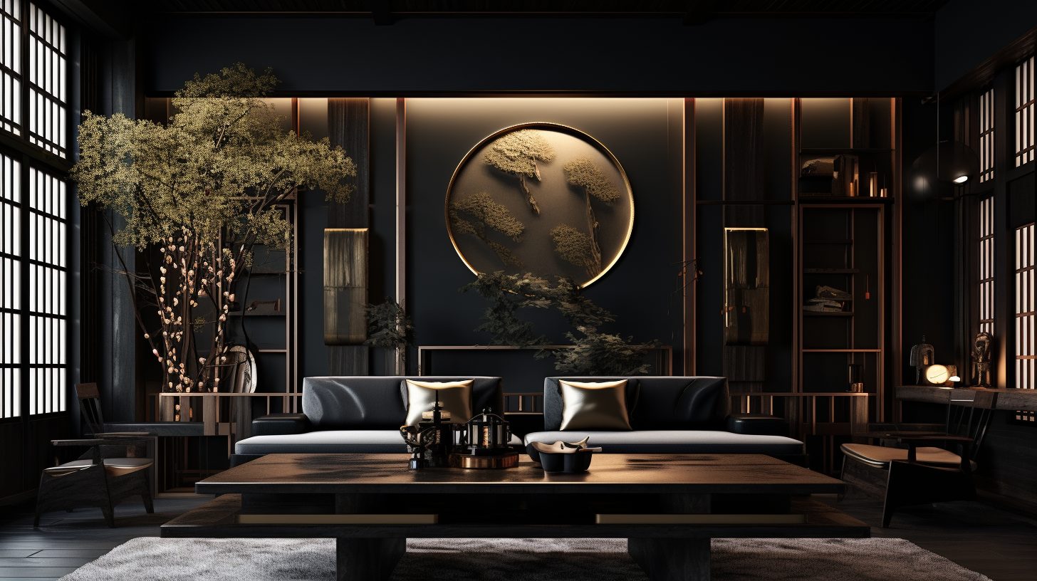 Traditional Japanese-Style Dark Wood Home Interior Designs