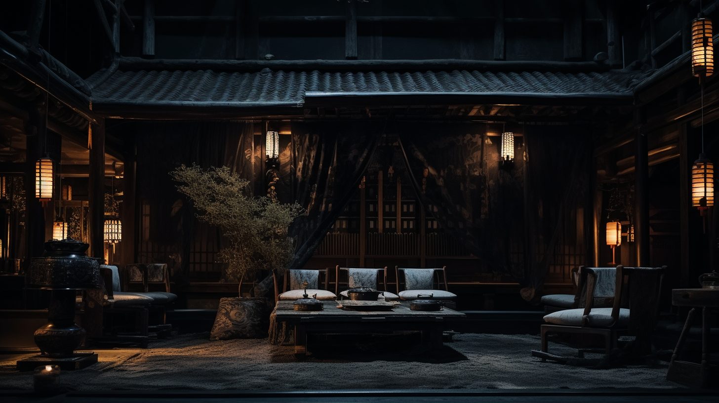 Traditional Japanese-Style Dark Wood Home Interior Designs