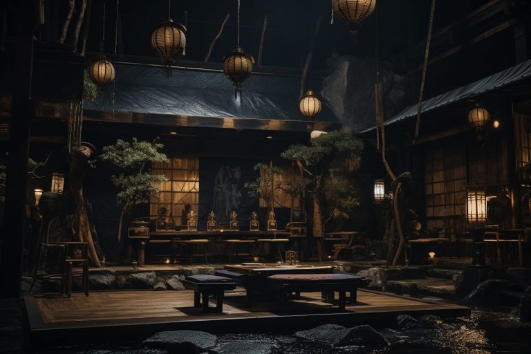 Traditional Japanese-Style Dark Wood Home Interior Designs