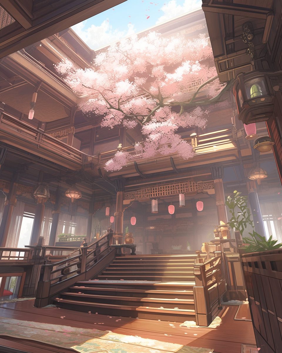 Traditional Japanese-Style Houses with Beautiful Landscapes