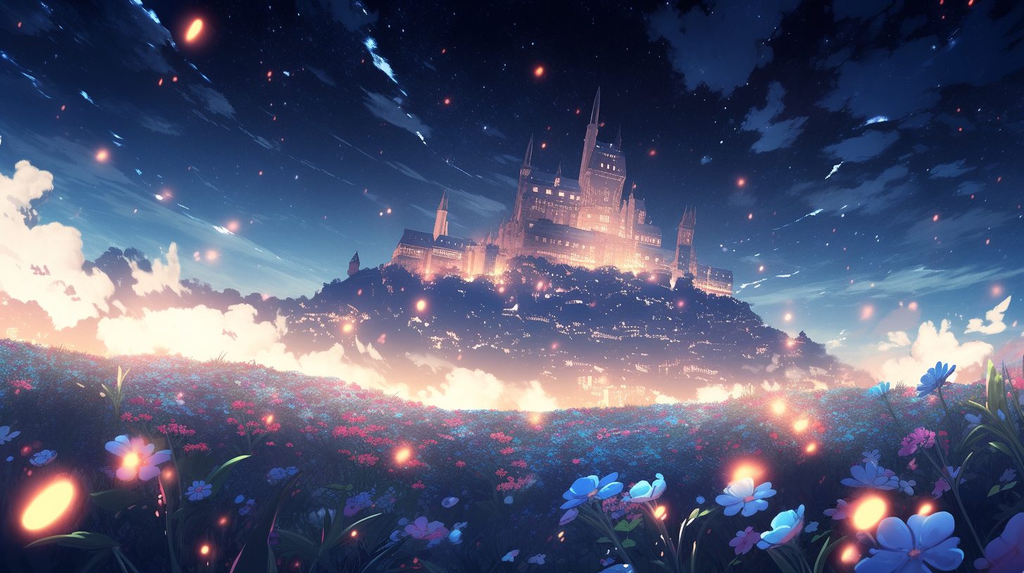 Buildings Between the Flowers and Stars