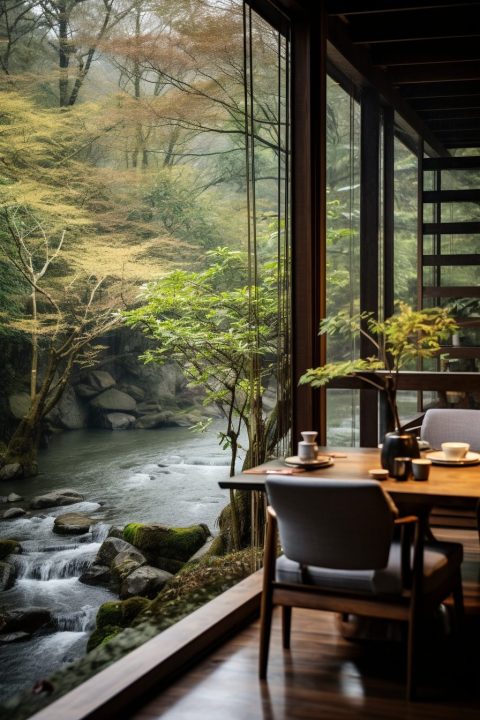 Contemporary House Interior Designs with a River View
