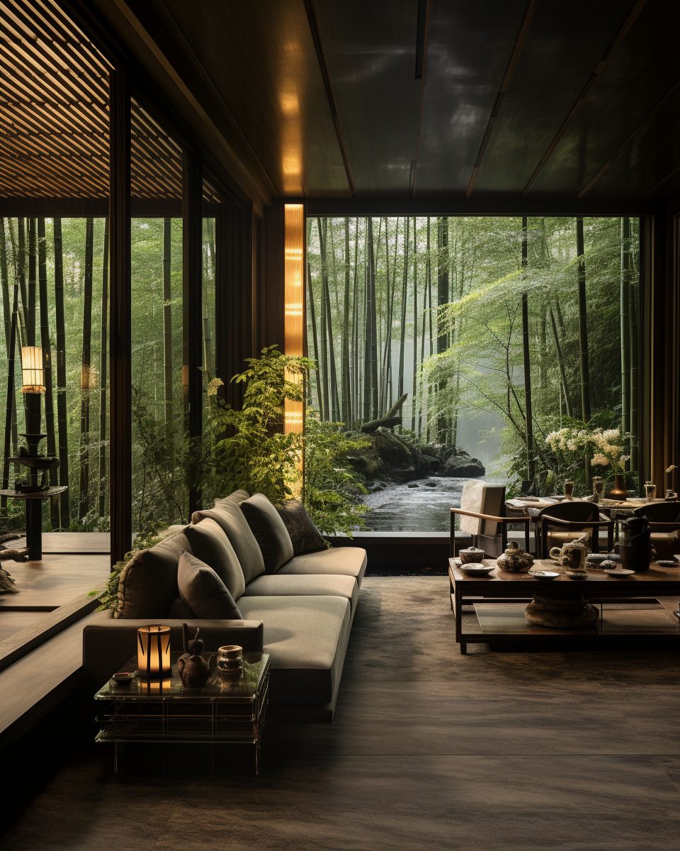 Contemporary House Interior Designs with a River View
