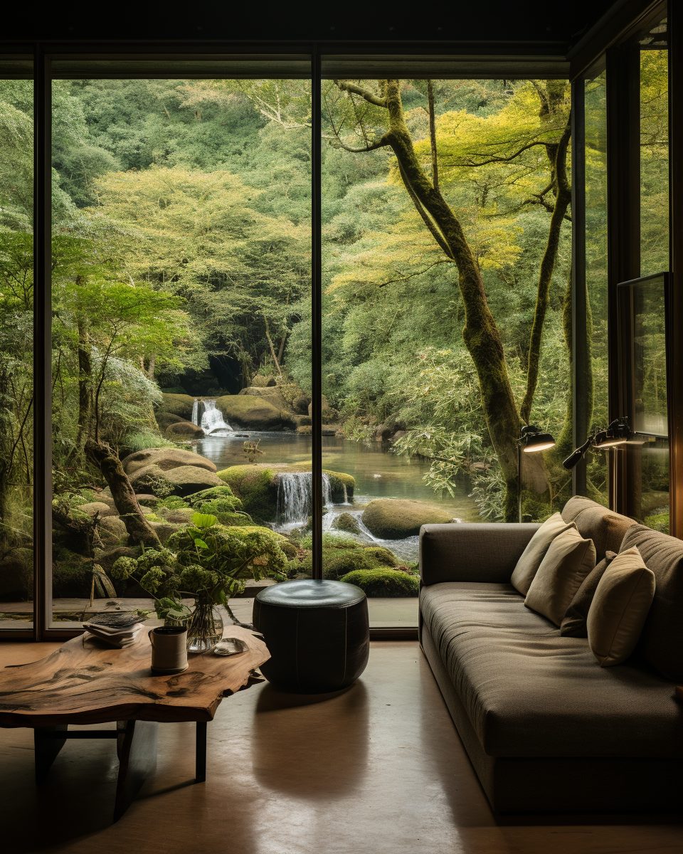 Contemporary House Interior Designs with a River View