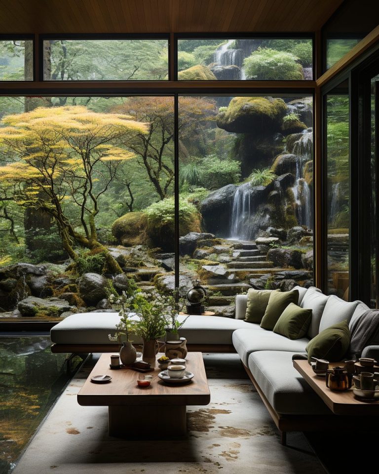 Contemporary House Interior Designs with a River View