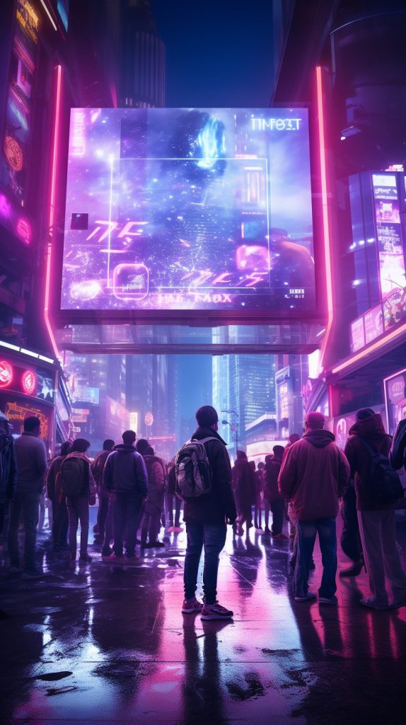 Life Inside Cyberpunk City AI Artwork 11