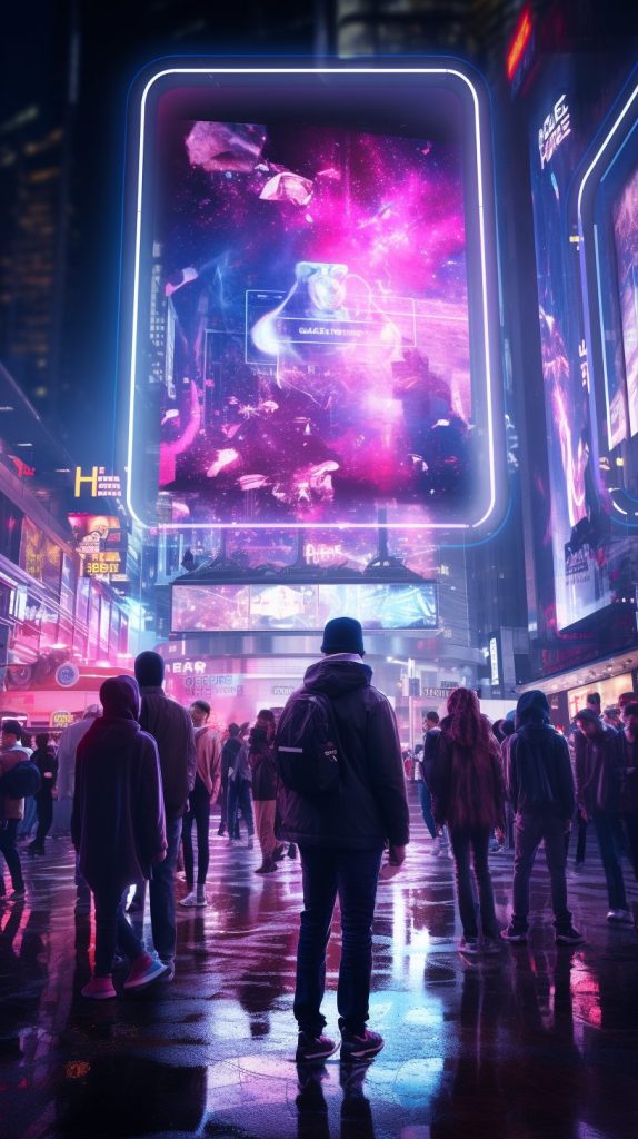 Life Inside Cyberpunk City AI Artwork 13