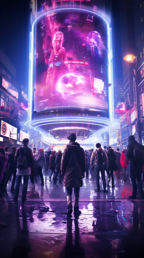 Life Inside Cyberpunk City AI Artwork 15