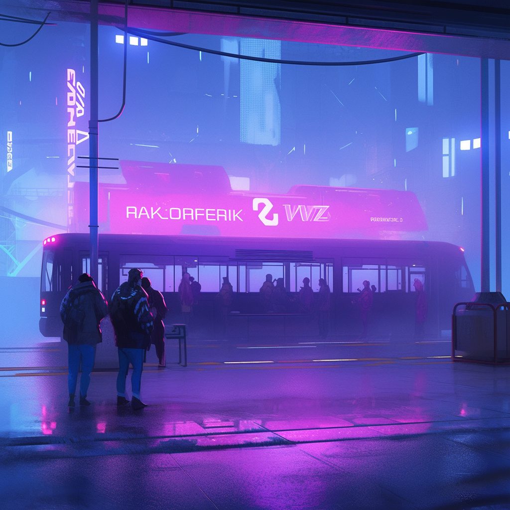 Life Inside Cyberpunk City AI Artwork 17